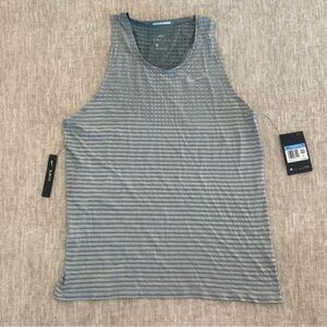 Men’s Medium Nike Techknit Ultra Running Dri-Fit Tank Singlet Gray CJ5427-084